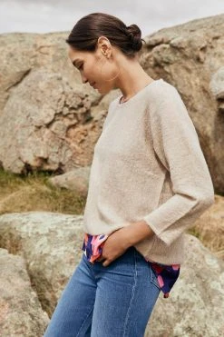 W22C Milla Jumper In Oatmeal Tops 11 W22C Milla Jumper In Oatmeal Tops