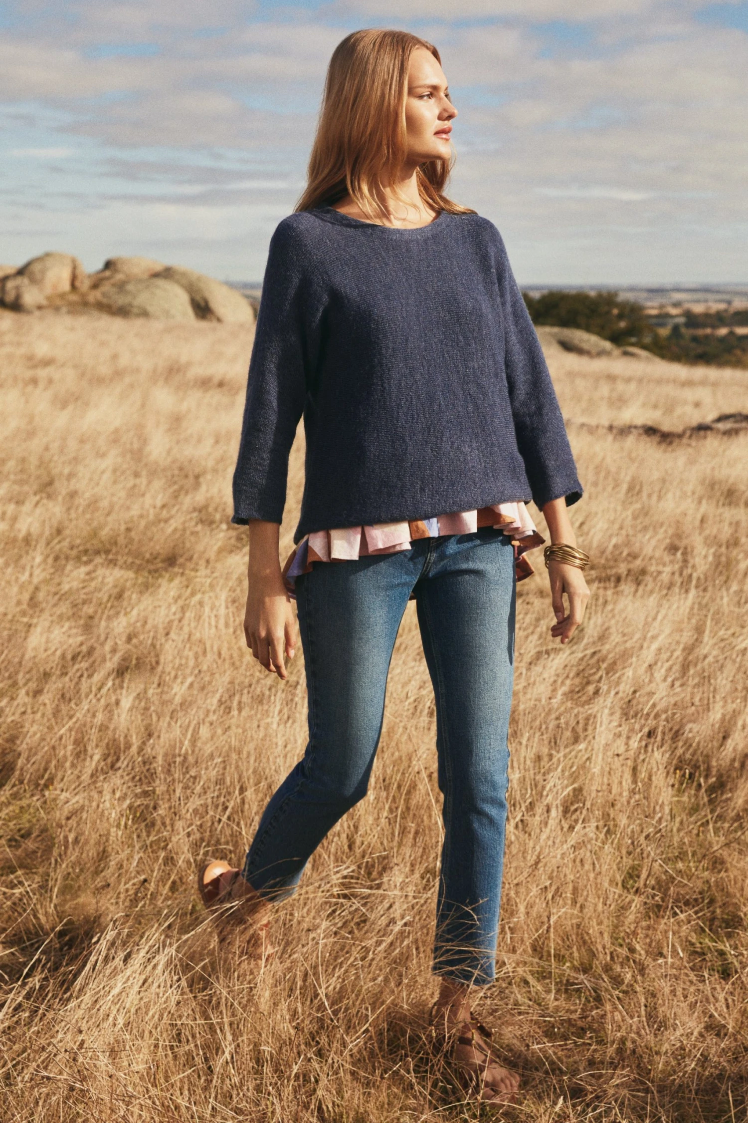 W22C Milla Jumper In Teal Tops 4 W22C Milla Jumper In Teal Tops