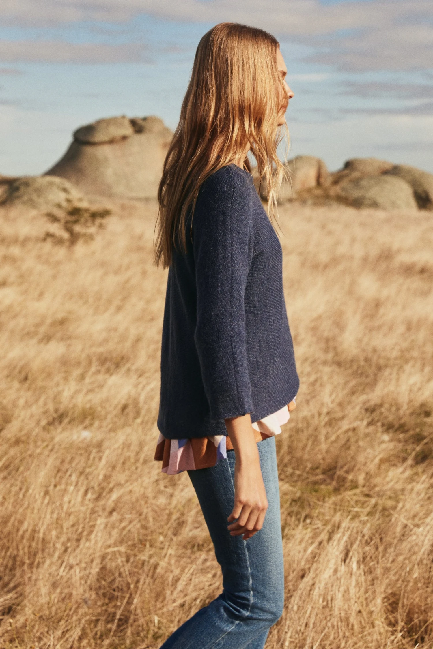 W22C Milla Jumper In Teal Tops 5 W22C Milla Jumper In Teal Tops