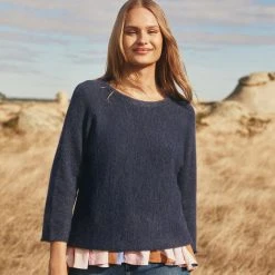 W22C Milla Jumper In Teal Tops 15 W22C Milla Jumper In Teal Tops