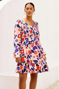 W22A Neve Dress In Geranium Dresses 15 W22A Neve Dress In Geranium Dresses