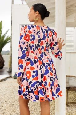 W22A Neve Dress In Geranium Dresses 16 W22A Neve Dress In Geranium Dresses