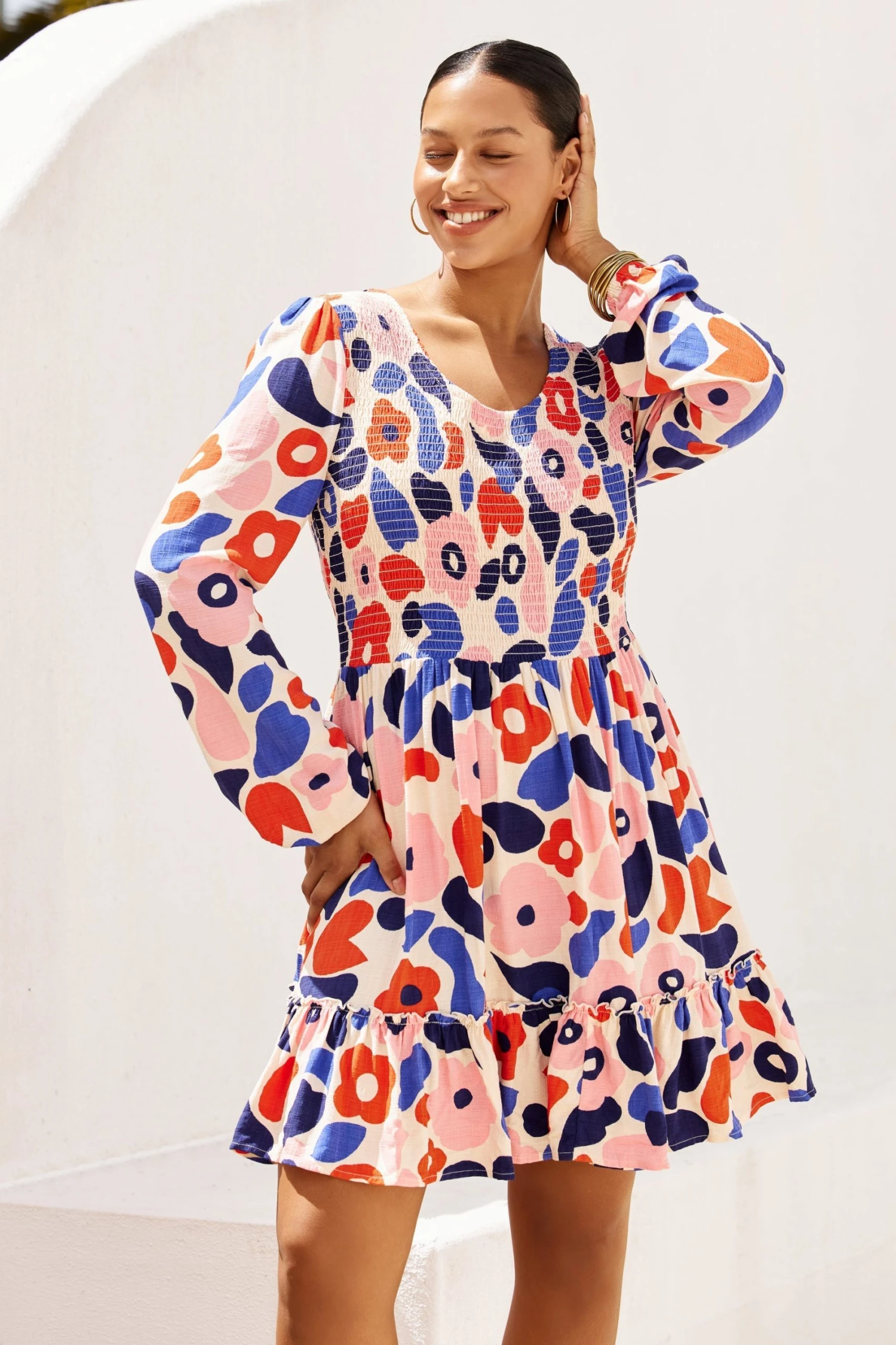 W22A Neve Dress In Geranium Dresses 8 W22A Neve Dress In Geranium Dresses