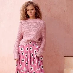 W22A Tops Noa Jumper In Pink