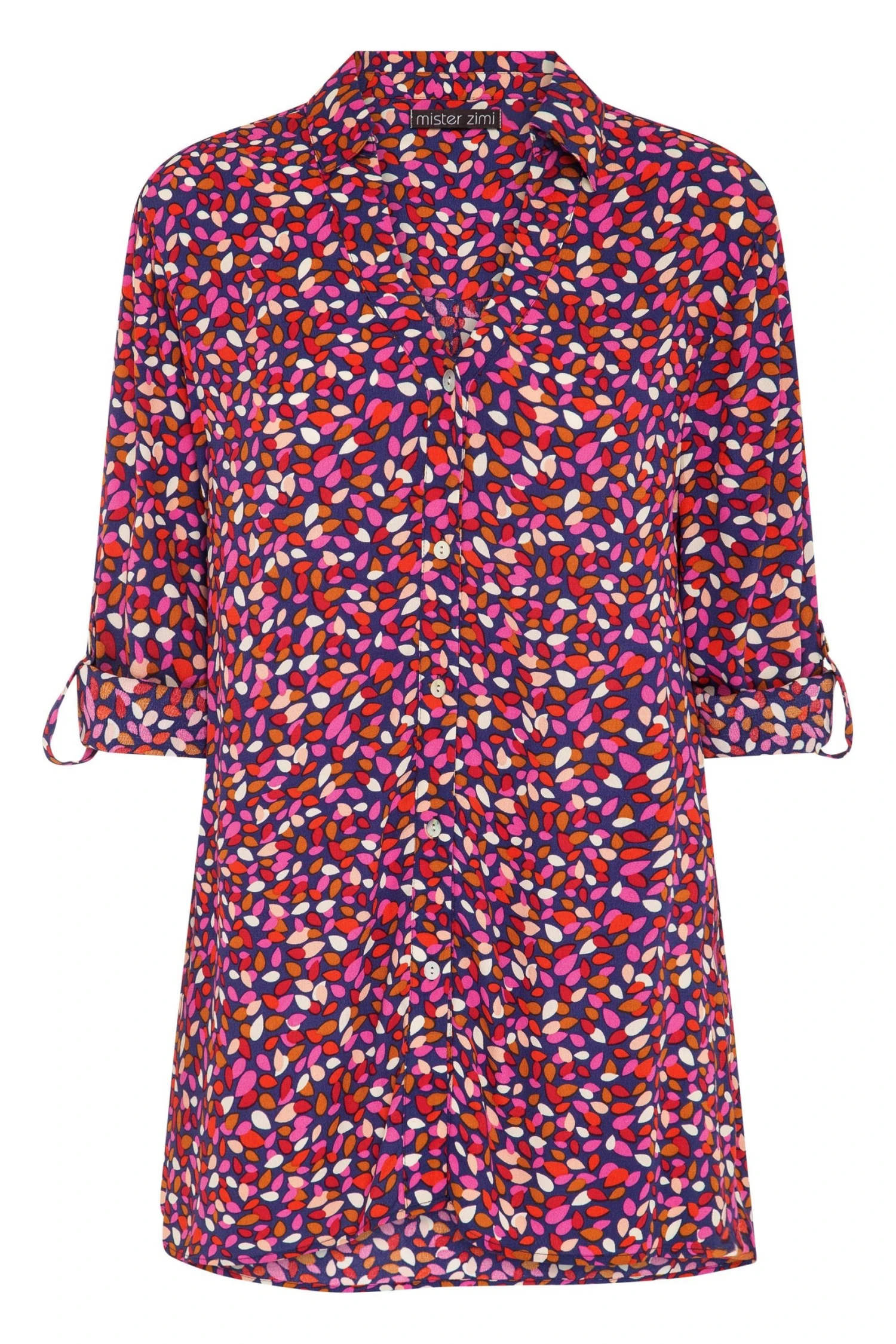 W22A Tops Phoebe Shirt In River Birch 10 W22A Tops Phoebe Shirt In River Birch