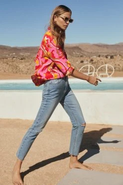 W22A Phoebe Shirt In Saffron Tops