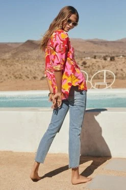 W22A Phoebe Shirt In Saffron Tops