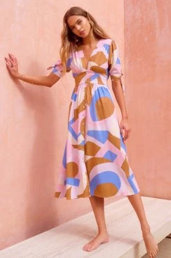 W22A Dresses Saskia Dress In Jacaranda