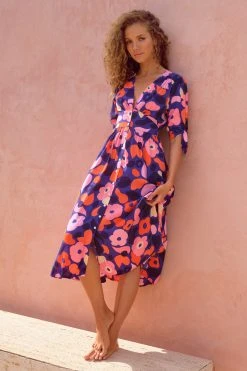 W22A Saskia Dress In Juniper Dresses