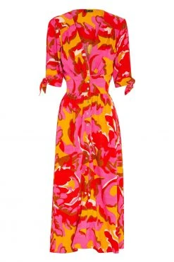 W22A Saskia Dress In Saffron Dresses