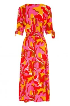 W22A Saskia Dress In Saffron Dresses