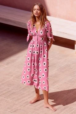 W22A Saskia Dress In Zinnia Dresses