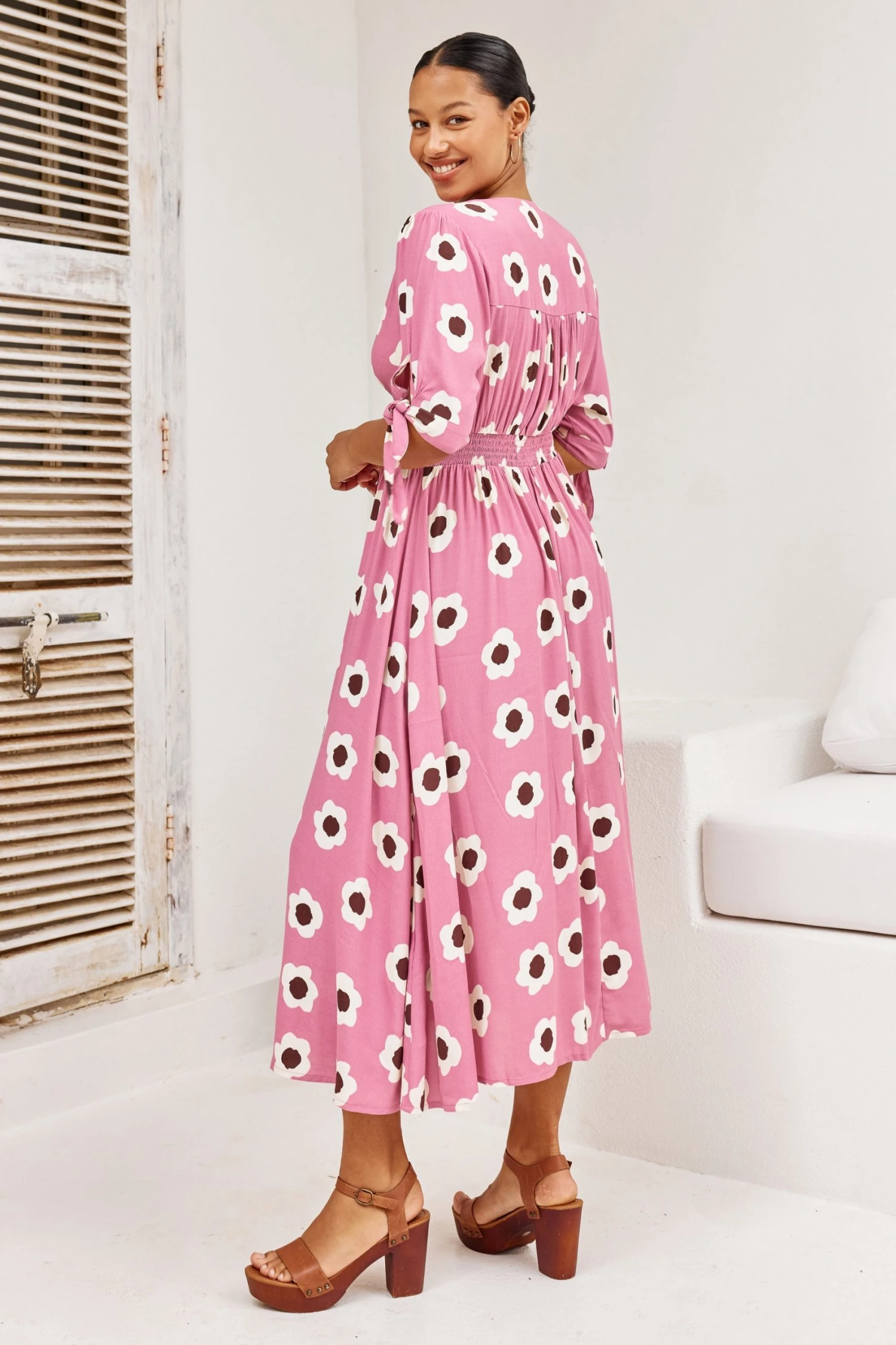 W22A Saskia Dress In Zinnia Dresses 7 W22A Saskia Dress In Zinnia Dresses