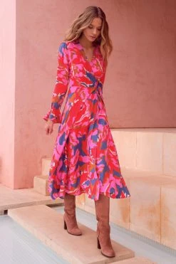 W22A Tamara Dress In Sugar Maple Dresses