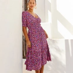 W22A Vivienne Dress In River Birch Dresses 21 W22A Vivienne Dress In River Birch Dresses