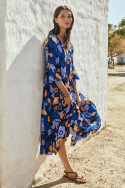 W22A Winter Olivia Midi Dress In Lavender