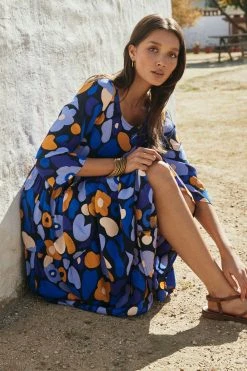 W22A Winter Olivia Midi Dress In Lavender