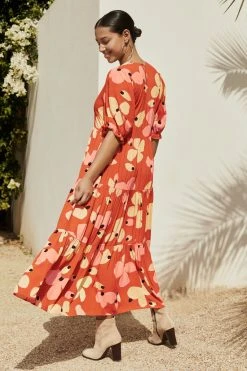 W22D New Mae Dress In Fire Bloom 17 W22D New Mae Dress In Fire Bloom