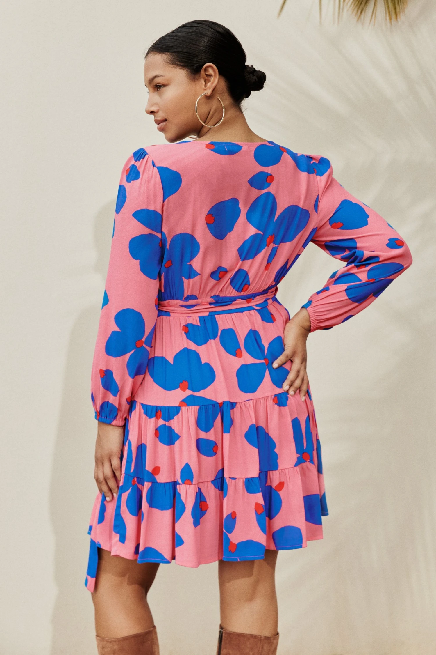 W22D Valerie Mini Dress In Sapphire Rose New 8 W22D Valerie Mini Dress In Sapphire Rose New