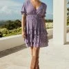W22D Vivienne Mini Dress In Grape Vine New 2 W22D Vivienne Mini Dress In Grape Vine New