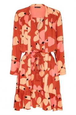 W22D New Alice Dress In Fire Bloom
