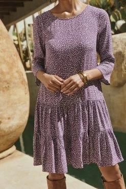 W22D Arabella Dress In Grape Vine 10 W22D Arabella Dress In Grape Vine