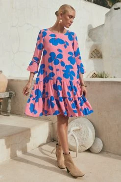 W22D New Arabella Dress In Sapphire Rose