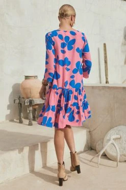 W22D New Arabella Dress In Sapphire Rose