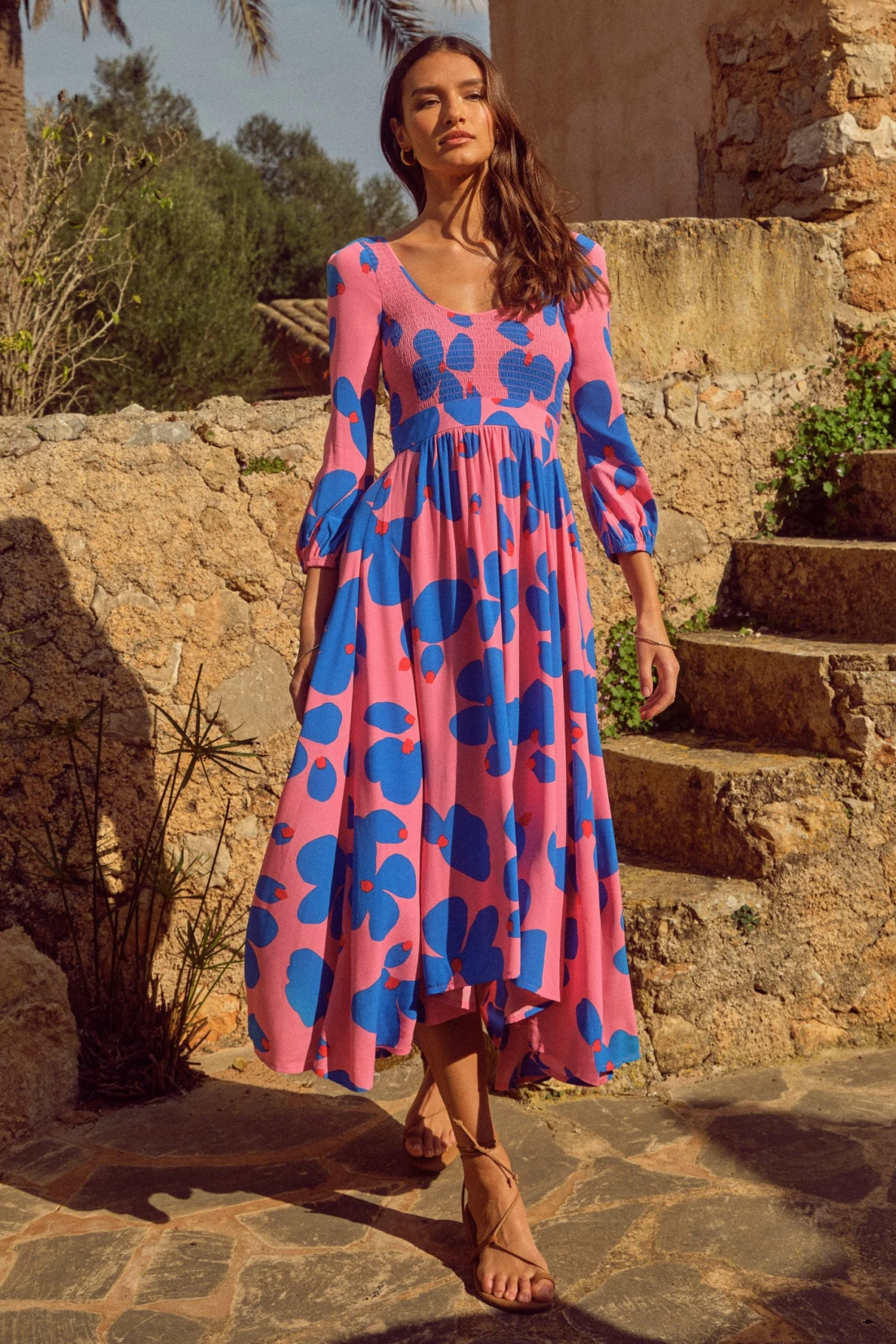 W22D Carly Dress In Sapphire Rose 6 W22D Carly Dress In Sapphire Rose