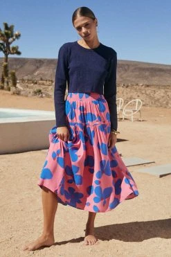 W22D New Kasia Skirt In Sapphire Rose