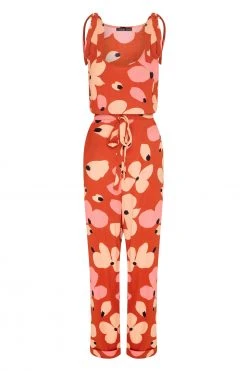 W22D Lila Jumpsuit In Fire Bloom 17 W22D Lila Jumpsuit In Fire Bloom