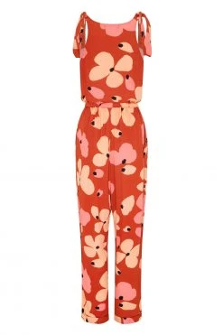 W22D Lila Jumpsuit In Fire Bloom 18 W22D Lila Jumpsuit In Fire Bloom