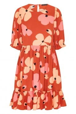 W22D Lottie Mini Dress In Fire Bloom
