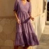W22D Mae Dress In Grape Vine 2 W22D Mae Dress In Grape Vine