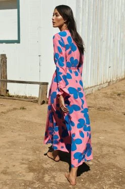 W22D Tamara Dress In Sapphire Rose