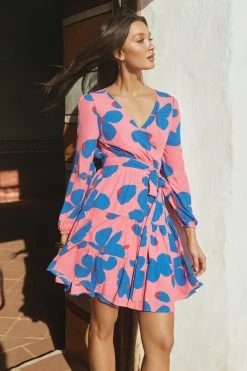 W22D Valerie Mini Dress In Sapphire Rose New 15 W22D Valerie Mini Dress In Sapphire Rose New