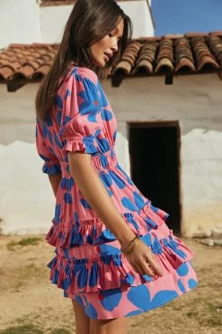 W22D New Vivienne Mini Dress In Sapphire Rose 12 W22D New Vivienne Mini Dress In Sapphire Rose