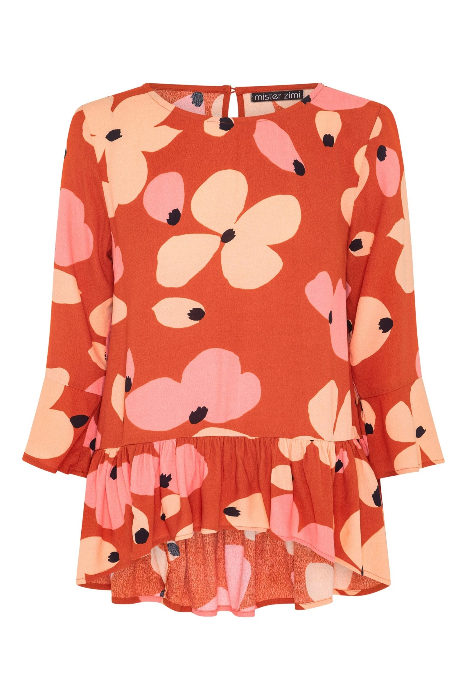 W22D Winter Celeste Top In Fire Bloom 10 W22D Winter Celeste Top In Fire Bloom