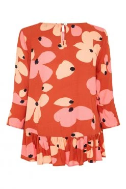 W22D Winter Celeste Top In Fire Bloom 20 W22D Winter Celeste Top In Fire Bloom