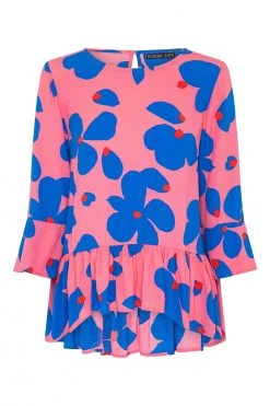 W22D Winter Celeste Top In Sapphire Rose New 15 W22D Winter Celeste Top In Sapphire Rose New