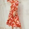 W22D New Winter Olivia Midi Dress In Fire Bloom 1 W22D New Winter Olivia Midi Dress In Fire Bloom