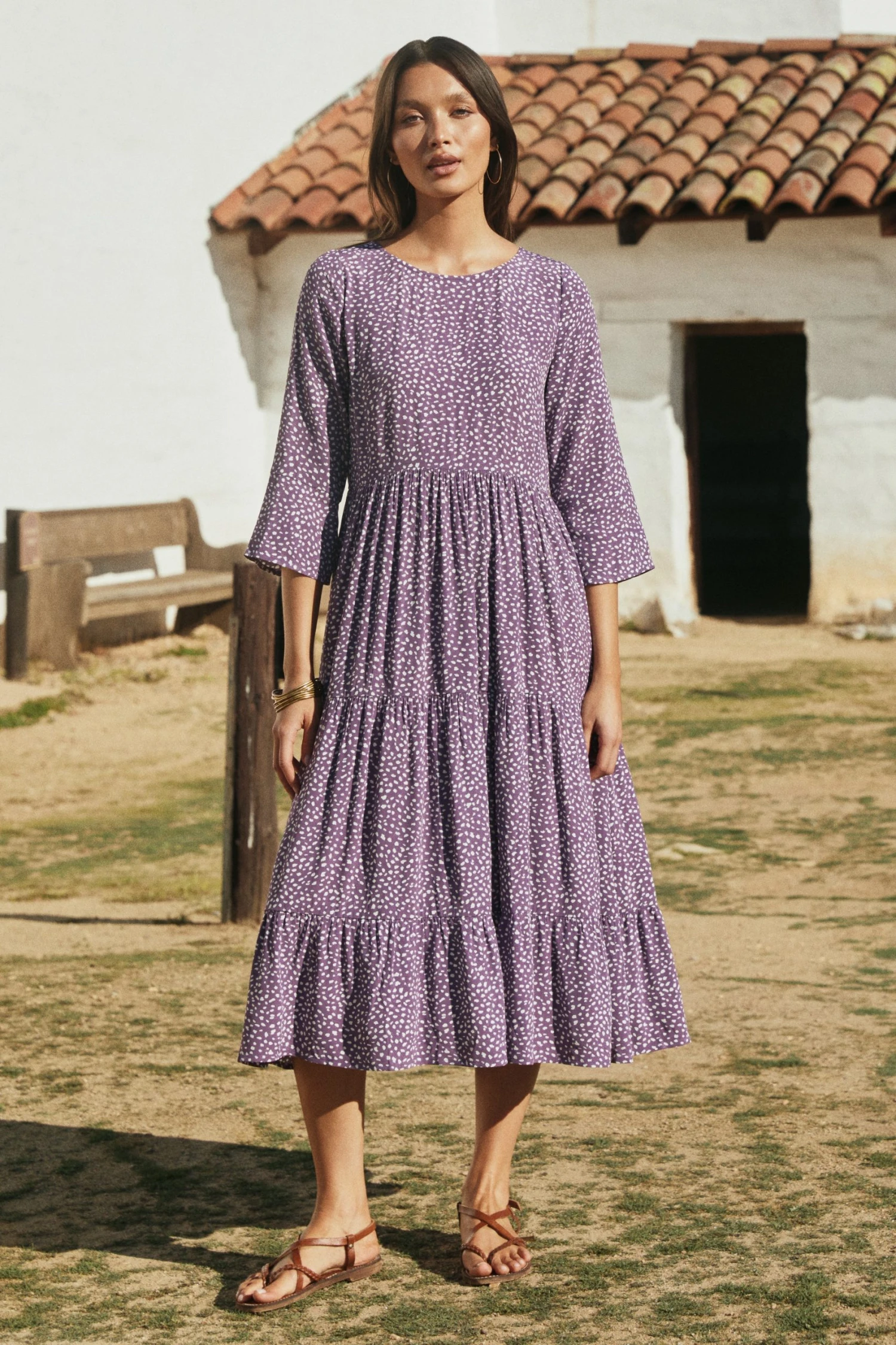 W22D Winter Olivia Midi Dress In Grape Vine 3 W22D Winter Olivia Midi Dress In Grape Vine