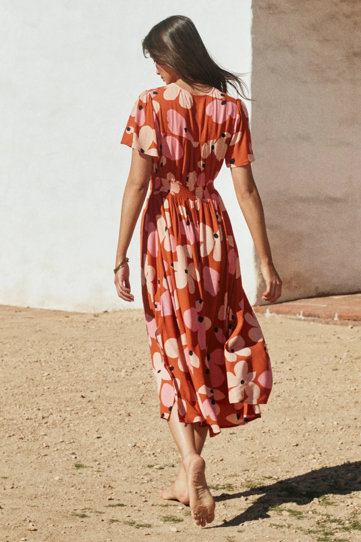 W22D Zuri Dress In Fire Bloom 7 W22D Zuri Dress In Fire Bloom